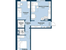 3-к. квартира, 63&nbsp;м²