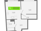 Студия, 36&nbsp;м²
