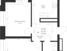 2-к. квартира, 45&nbsp;м²