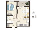 1-к. квартира, 40,8&nbsp;м²