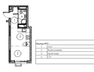 Студия, 21,8 м²