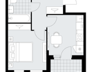 1-к. квартира, 32,2&nbsp;м²