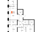 4-к. квартира, 107&nbsp;м²