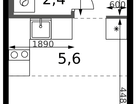 Студия, 20 м²