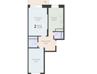 2-к. квартира, 65&nbsp;м²