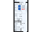 Студия, 28&nbsp;м²