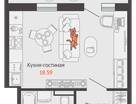 1-к. квартира, 30 м²