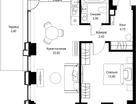 1-к. квартира, 50 м²