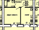 1-к. квартира, 48,2&nbsp;м²