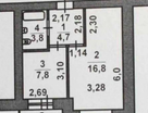 1-к. квартира, 33,1 м²