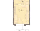 Студия, 26 м²