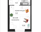 Студия, 22&nbsp;м²