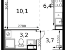 Студия, 23&nbsp;м²