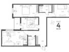 3-к. квартира, 86,3&nbsp;м²