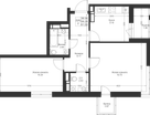 2-к. квартира, 61&nbsp;м²