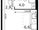 Студия, 23&nbsp;м²