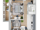 2-к. квартира, 47,9 м²