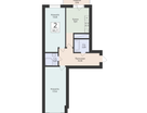 2-к. квартира, 66&nbsp;м²