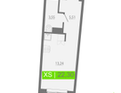 Студия, 22&nbsp;м²