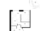 1-к. квартира, 41&nbsp;м²