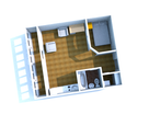 1-к. квартира, 30,5&nbsp;м²