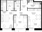 2-к. квартира, 72&nbsp;м²
