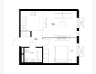 1-к. квартира, 37,6 м²