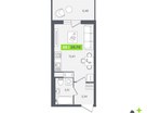 Студия, 24 м²