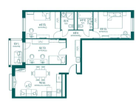 3-к. квартира, 76,3&nbsp;м²