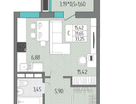 1-к. квартира, 33,2&nbsp;м²