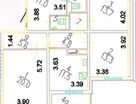 3-к. квартира, 87,4&nbsp;м²