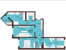 3-к. квартира, 82,2&nbsp;м²