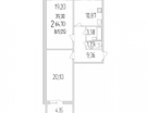 2-к. квартира, 64,5&nbsp;м²