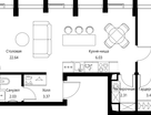 2-к. квартира, 80 м²