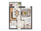 1-к. квартира, 30,2&nbsp;м²