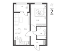 1-к. квартира, 36,9&nbsp;м²