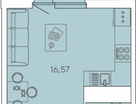 Студия, 26&nbsp;м²