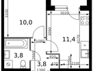 1-к. квартира, 30 м²
