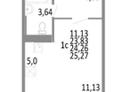 Студия, 24&nbsp;м²