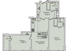 3-к. квартира, 76&nbsp;м²