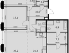 4-к. квартира, 137&nbsp;м²