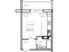 Студия, 24&nbsp;м²