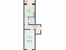 1-к. квартира, 42&nbsp;м²