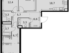 4-к. квартира, 87&nbsp;м²