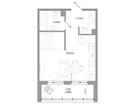 Студия, 31&nbsp;м²