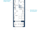 Студия, 31,8&nbsp;м²