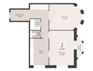 2-к. квартира, 82&nbsp;м²