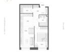 Студия, 47 м²