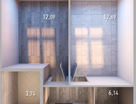 1-к. квартира, 35&nbsp;м²
