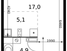 Студия, 29&nbsp;м²